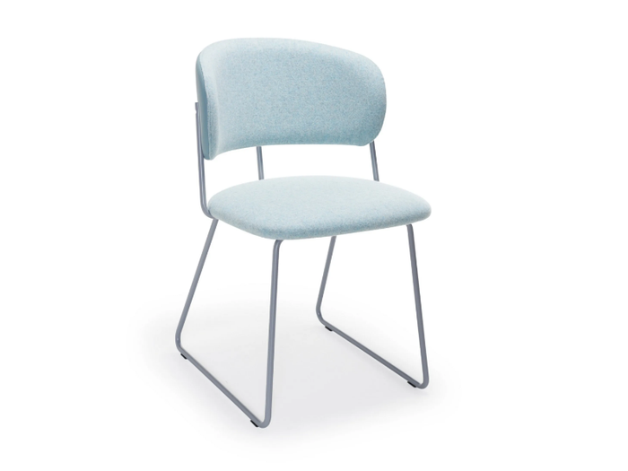 NIKITA C SL - Sled base fabric chair _ SOFTLINE 1979